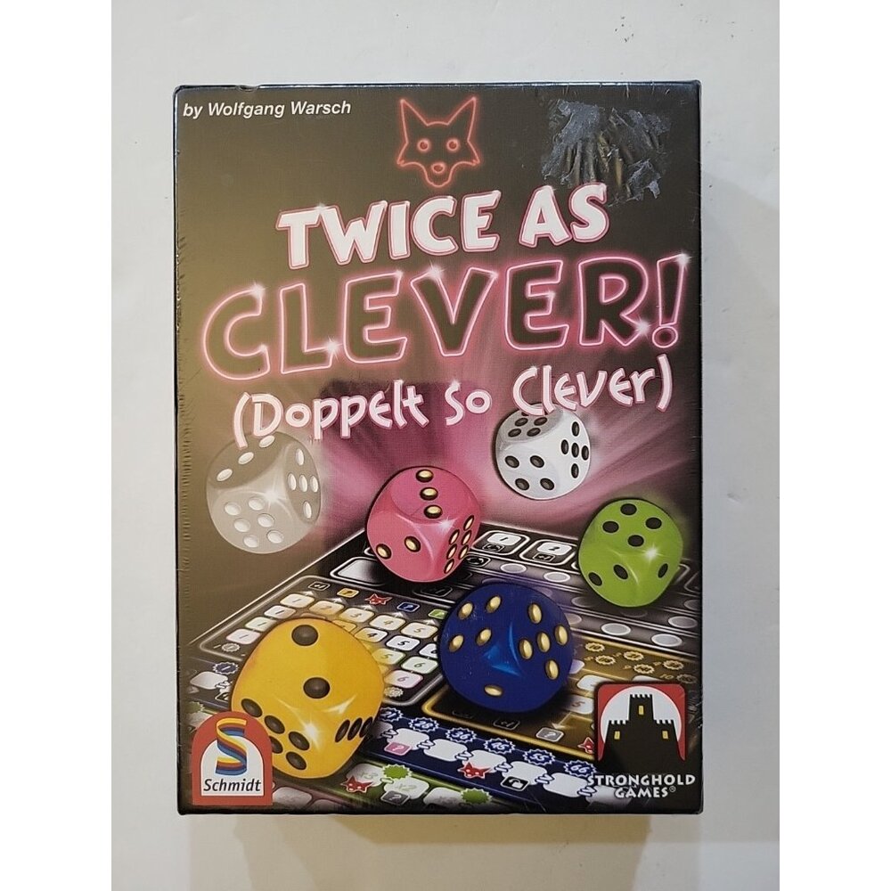 Twice As Clever: Roll & Write Dice Game - Stronghold games NEW FACTORY SEALED